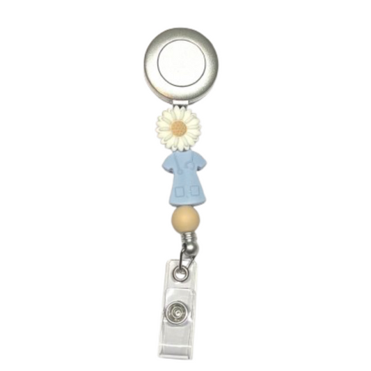 Badgehouder Blue Daisy