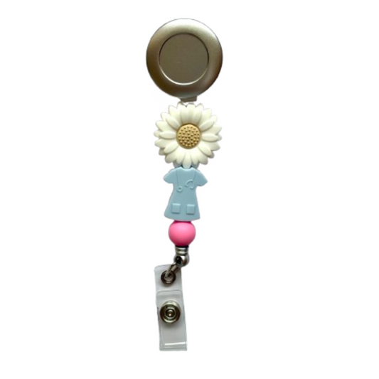 Badgehouder Blue Flower
