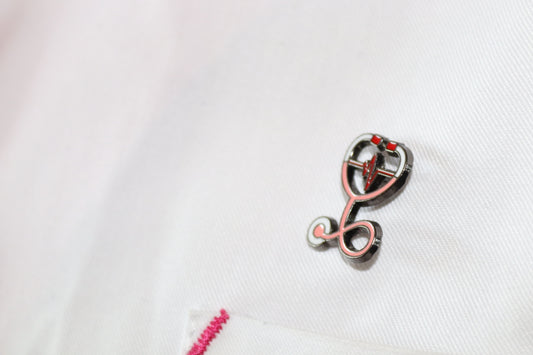 Pin stethoscoop